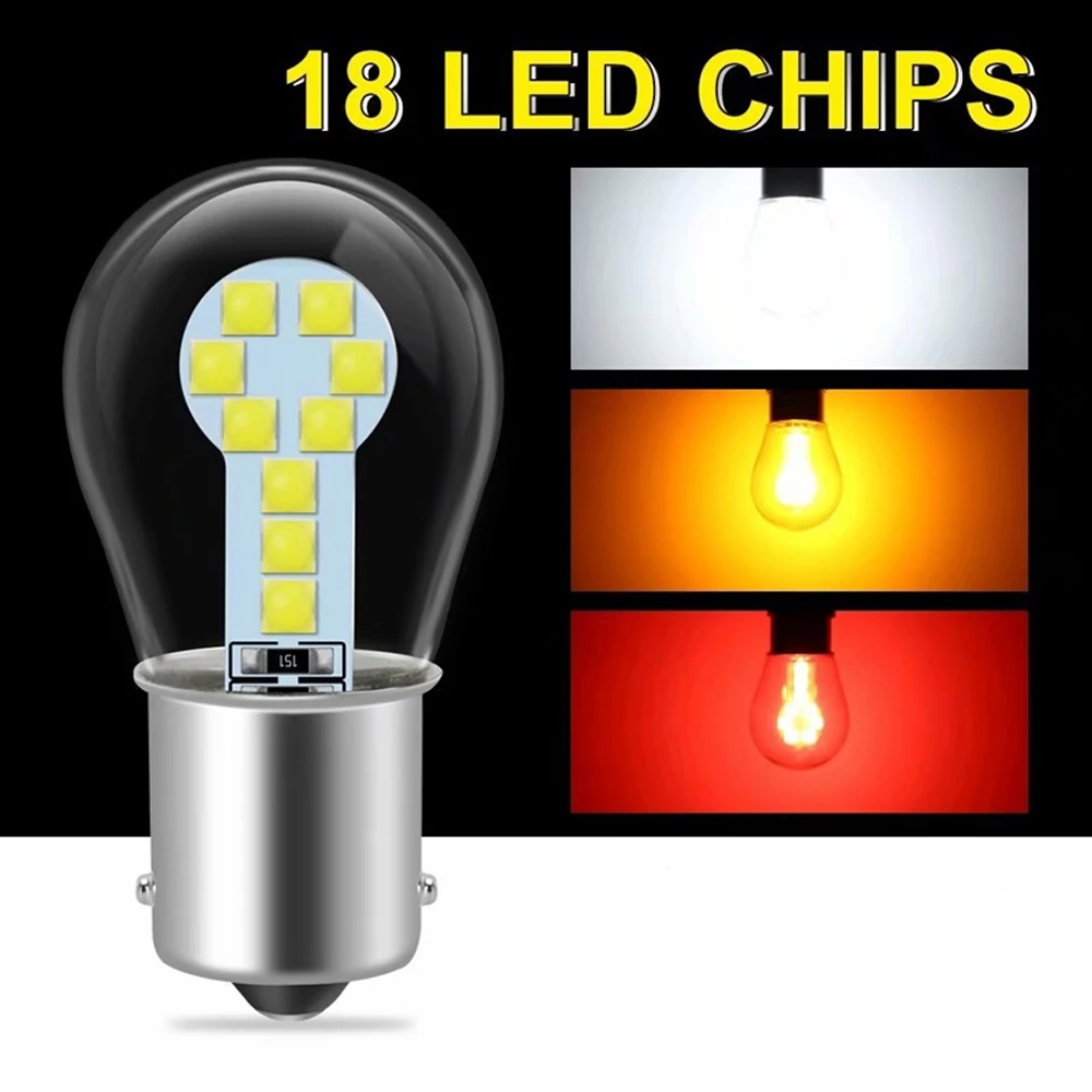 

1Pc 1156 BA15S P21W 1157 BAY15D P21/5W LED Bulbs Car Signal Light