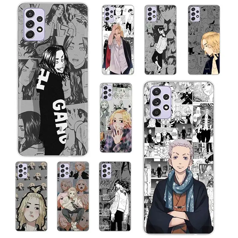 

Cartoon Anime Tokyo Avengers Case Funda For Samsung Galaxy A51 A71 A02S A91 A81 A50 A70 A30 A40 A10S A20E A90 A80 Cover Coque