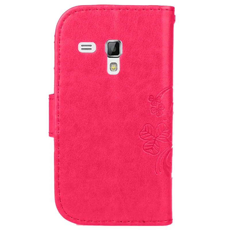 Роскошный кожаный чехол-бумажник с откидной крышкой для Samsung Galaxy S Duos GT S7562 GT-S7562 7562