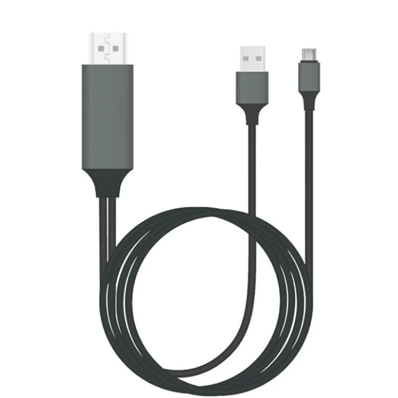 Новейший переходник с Type C на HDMI 4K 30 Гц HD внешний видеокабель удлинитель для