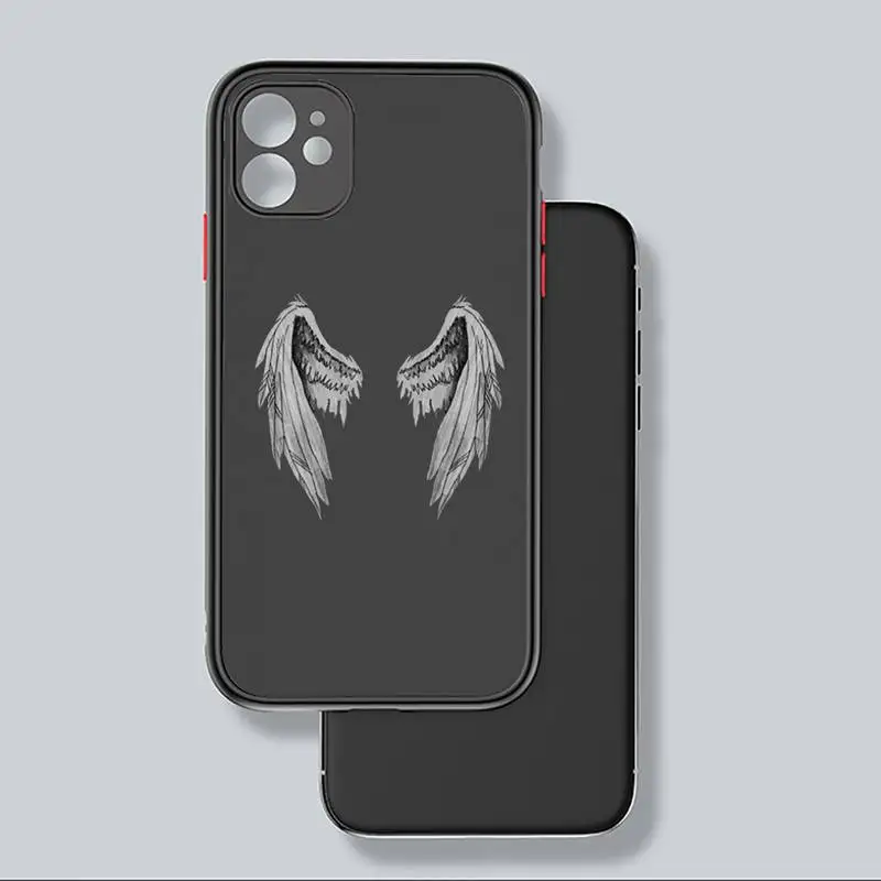 

Movie Lucifer Poster for Apple Phone Case black matte transparent For iPhone 7 8 x xs xr 11 12 pro plus mini max Clear Funda