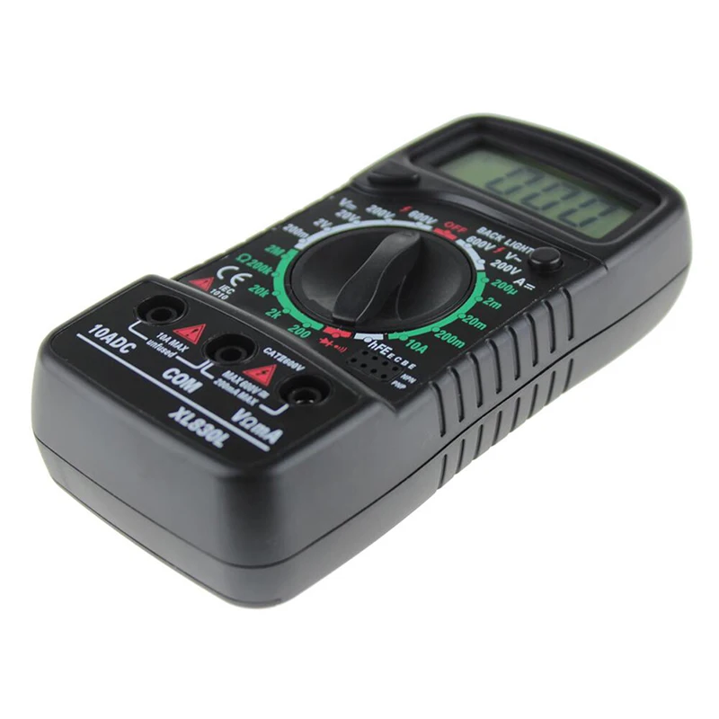 Цифровой мультиметр с ЖК дисплеем 83XC стандартный вольтметр амперметр