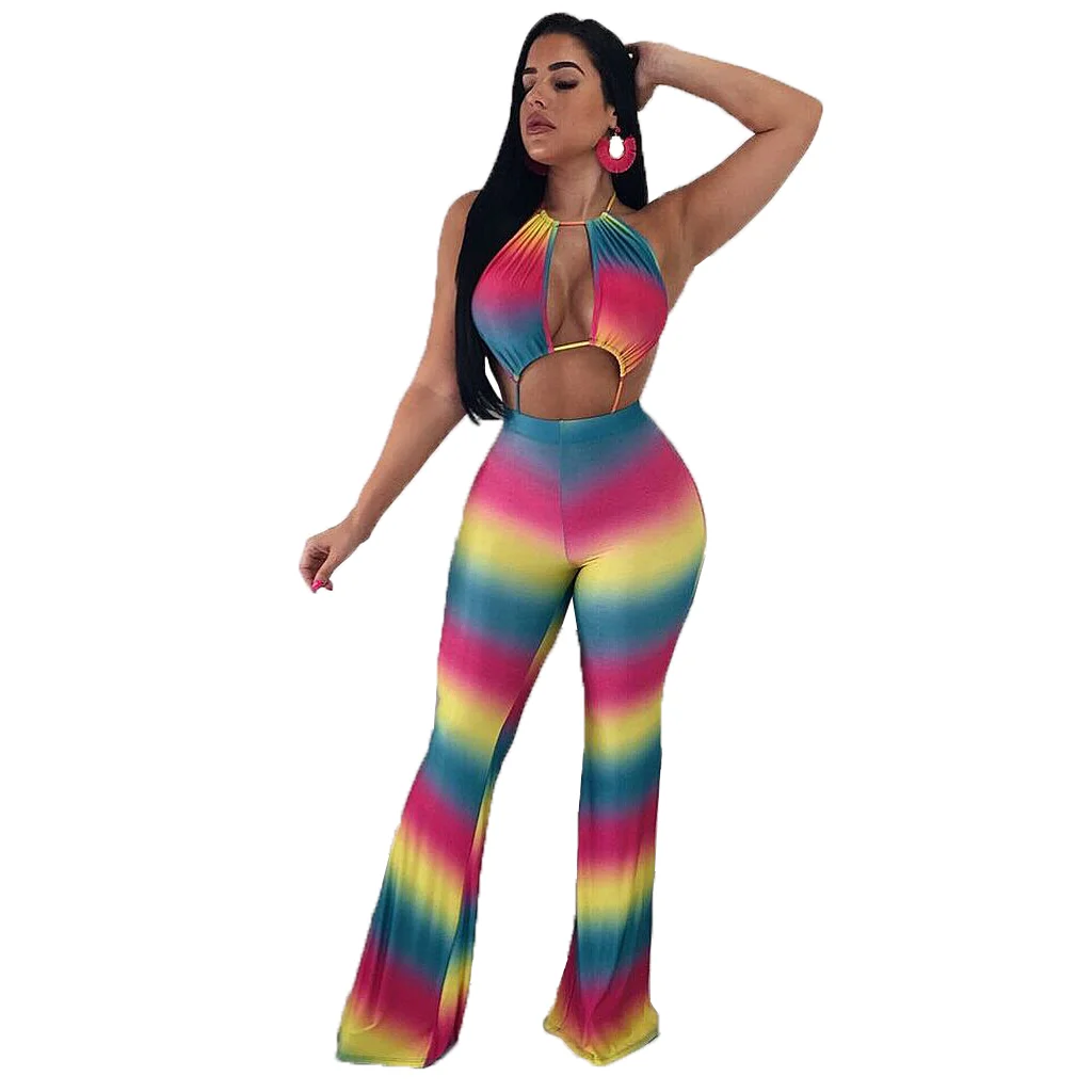 Горячая Распродажа цветной галстук краситель без рукавов сексуальный с лямкой