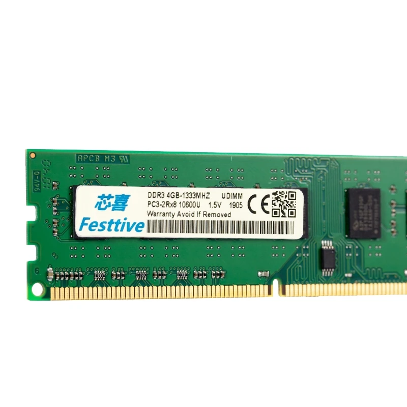 Festtive компьютер ram DDR3 память ddr для Intel и AMD совместимая компьютерная карта памяти