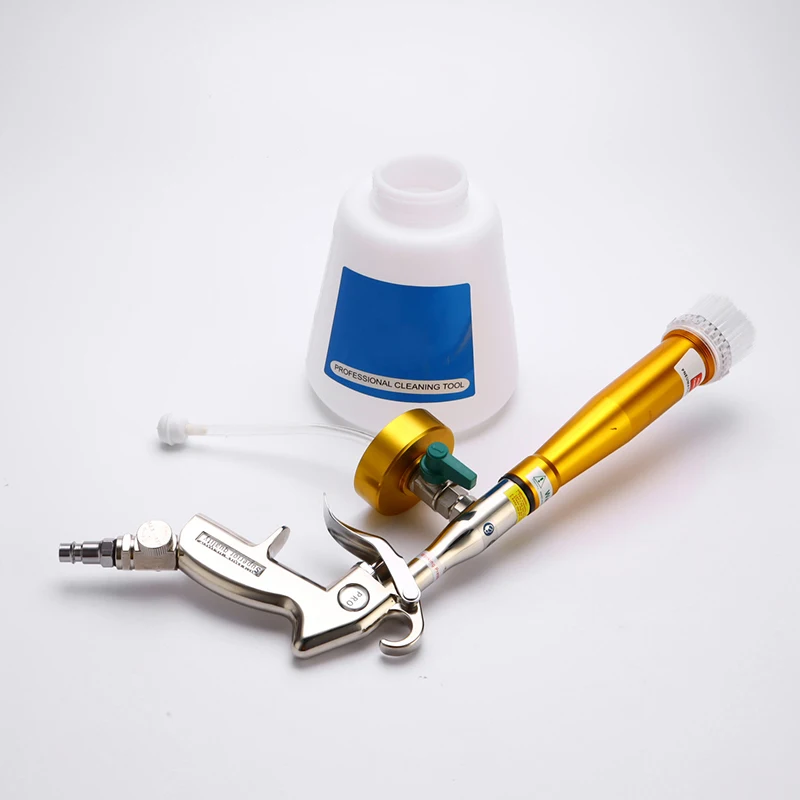 

New Car Cleaning Gun Wash Automotive Interior Deep Cleaning Machine Gun With Brush Washer Pressure High