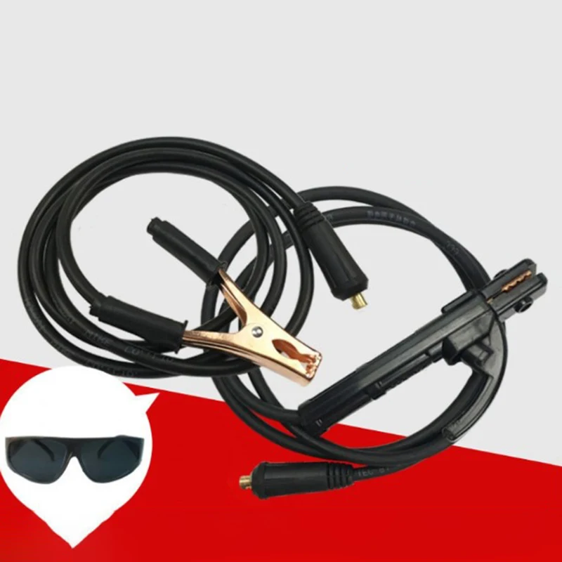 2 шт. 300A 1 5 м держатель электрода палка сварщики/Заземляющий зажим набор сварочный