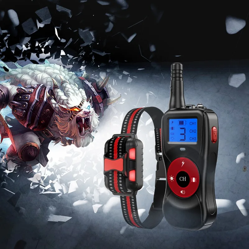 

Dog Bark Controller Remote Control Style Anti Barking Stop Bark Training Device Outdoor Dog Trainings Pet Products