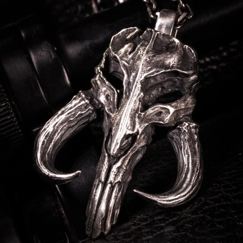 [Нержавеющая сталь 316L] властные Звездные войны мандалор Кредо Мужские Винтажные
