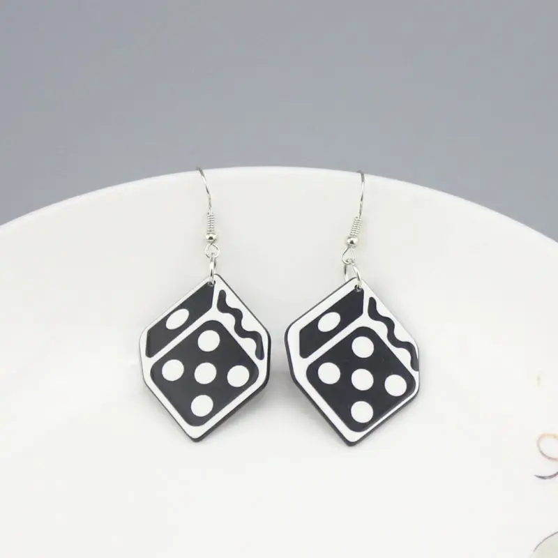 Женские Висячие серьги в стиле хип хоп акриловые геометрические украшения виде