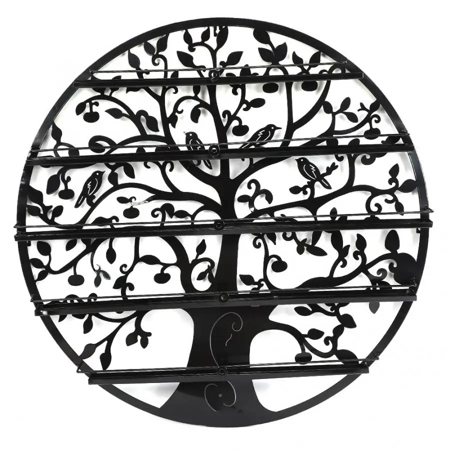 Настенный Круглый Стеллаж для хранения лака ногтей стеллаж демонстрации стенд