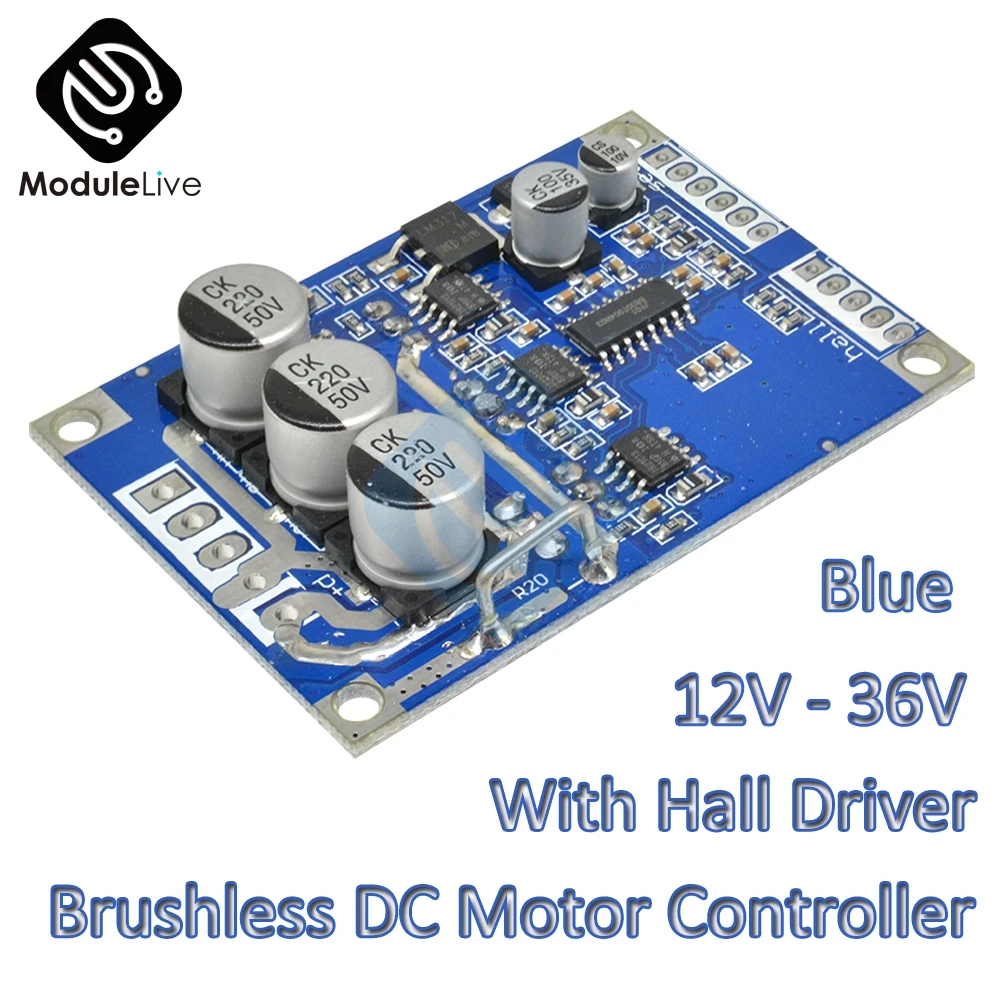 Устройство управления скоростью двигателя 12-36 В постоянного тока 500 Вт ШИМ