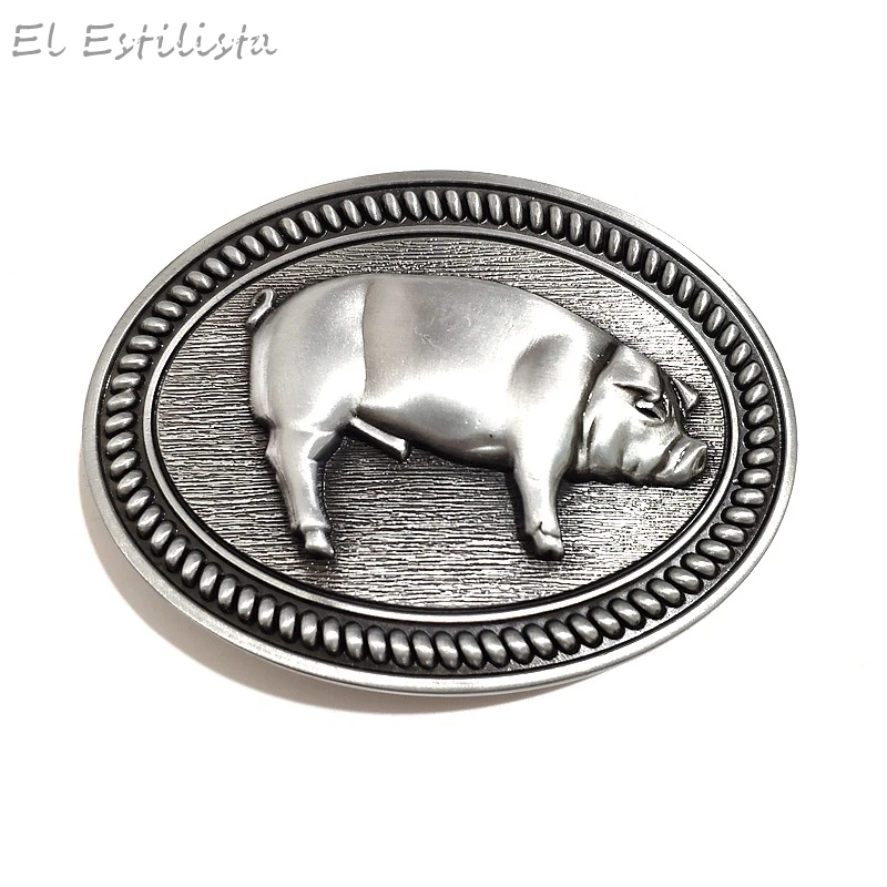 Пряжка для ремня мужская овальная металлическая ковбойская Цветочная пряжка в