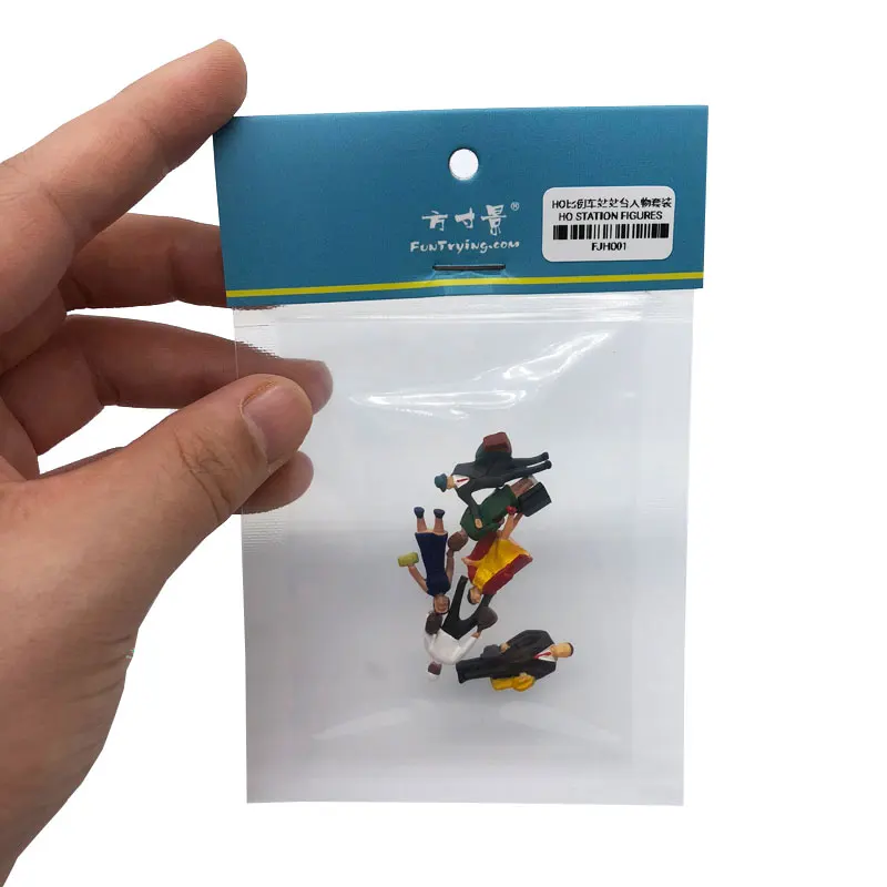 

1:87 HO Scale Model Figure set Passengers landscape model train railway layout scenery DIY miniature dioramas display military