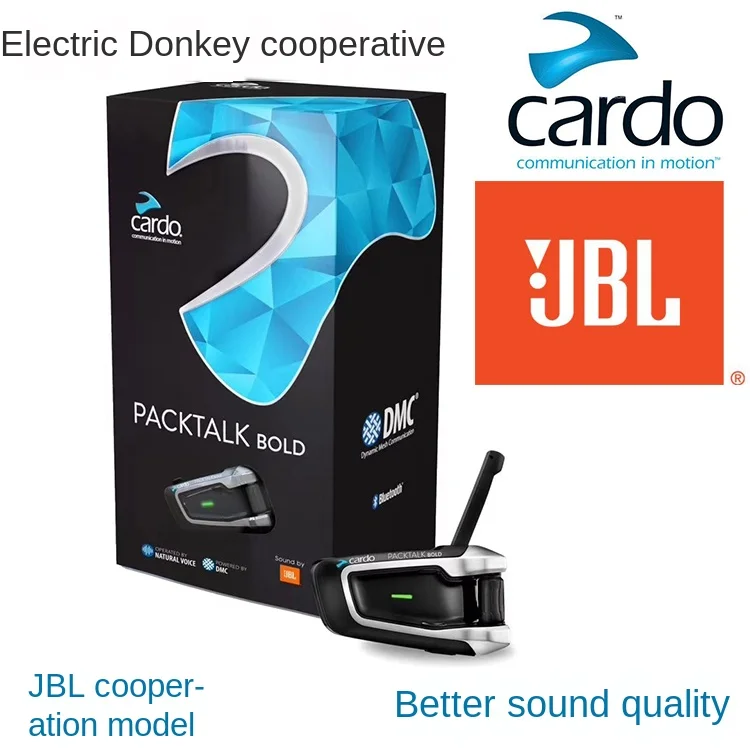Мотоциклетный шлем для Cardo Packtalk JBL Version Bluetooth гарнитура связи| |
