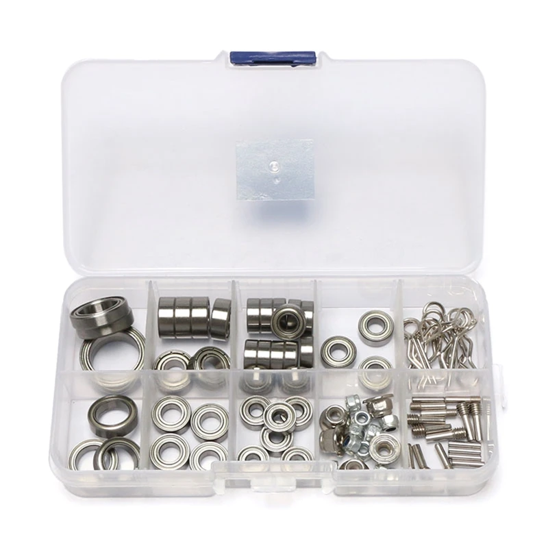 

86pcs/box Metal Bearing and Lock Nut Kit for trx-4 1/10 RC Rock Crawler Car