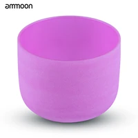 ammoon 8910 inch crystal singing bowl g note with mallet rubber o ring storage bag for musical healing meditation yoga home