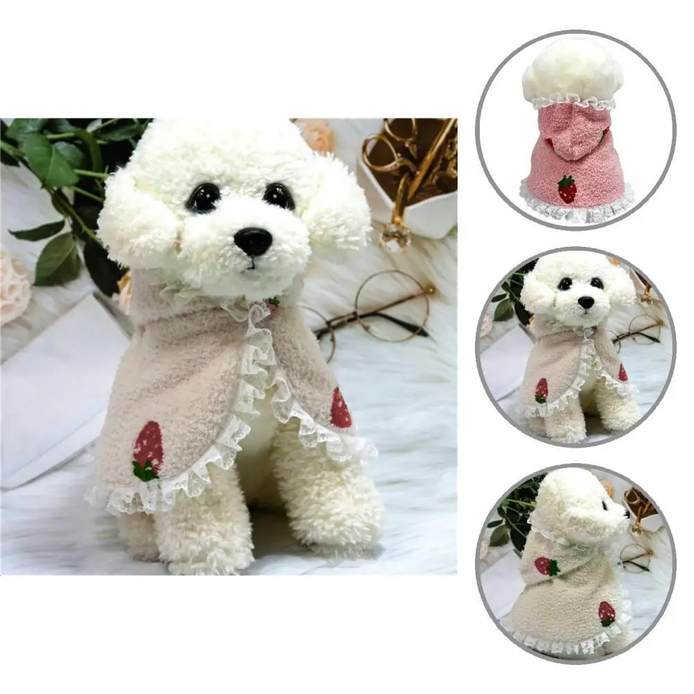 

Exquisite Durable Pet Dogs Cloak Clothes Comfortable Pet Costume Attractive for Teddy