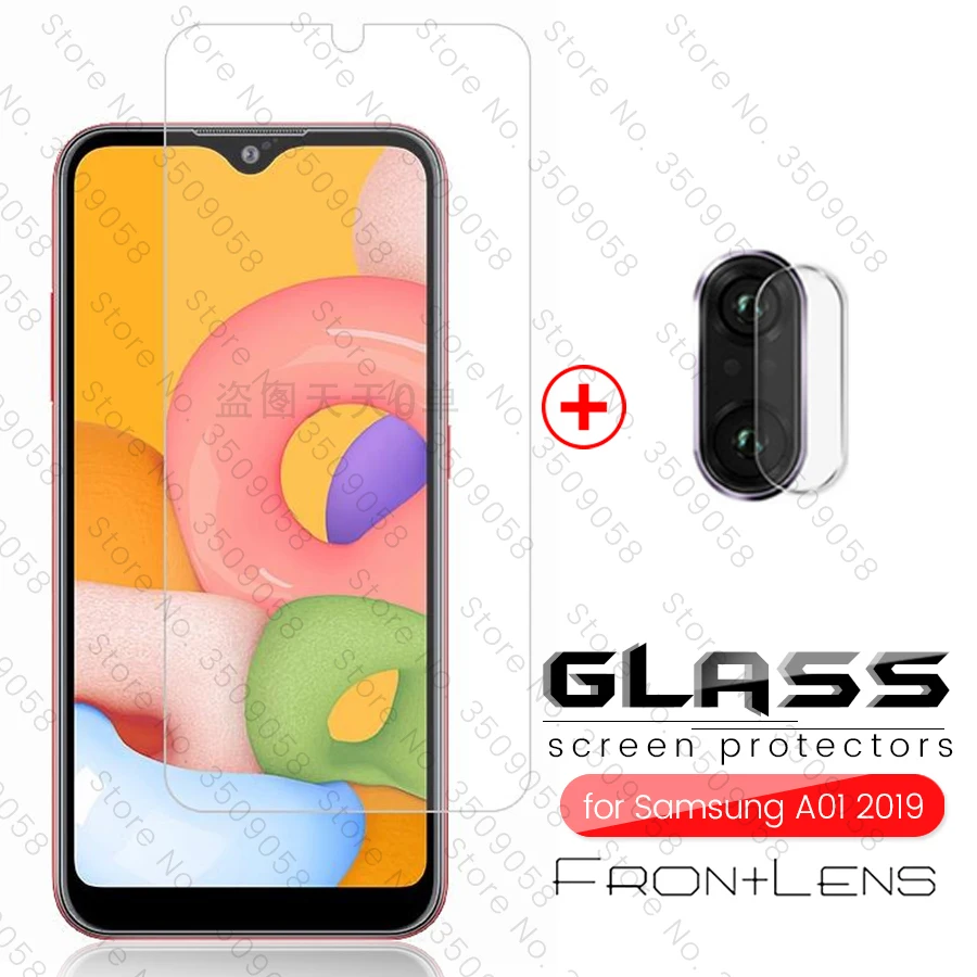 Стекло для камеры 2 в 1 samsung galaxy a01 2019 a 01 01a защитная пленка экрана 5 7 дюйма телефонов