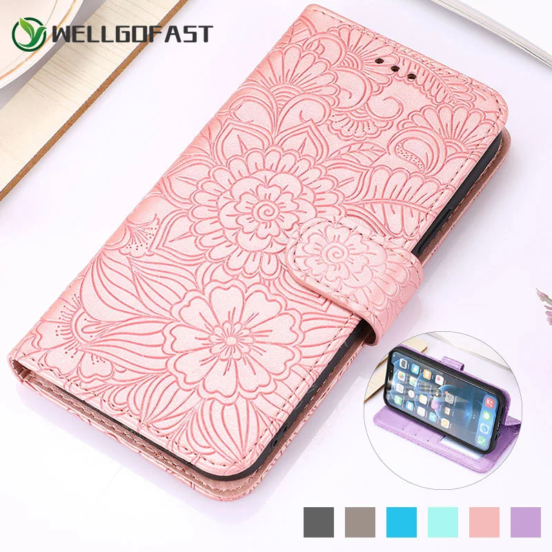 

Matte Wallet Case For Samsung Galaxy S20 S21 Ultra S10 Plus A12 A51 A52 A71 A72 A50 A70 A20E Note 20 Ultra Flip PU Leather Cover