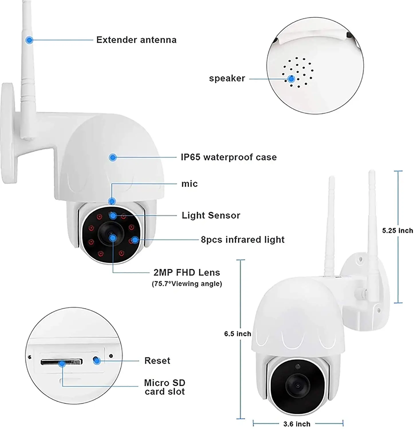 

BESDER 3MP Tuya Wifi Camera Smart Life Cloud Auto Tracking PTZ IP Camera Outdoor Motion Detect Alarm CCTV Home Security Camera