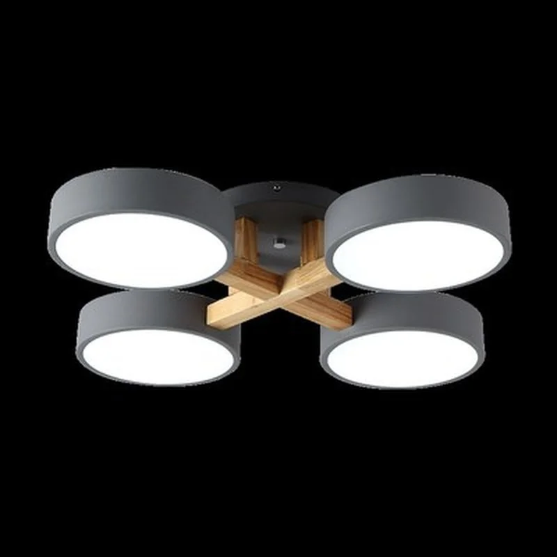 Современная Минималистичная потолочная лампа в скандинавском стиле для спальни