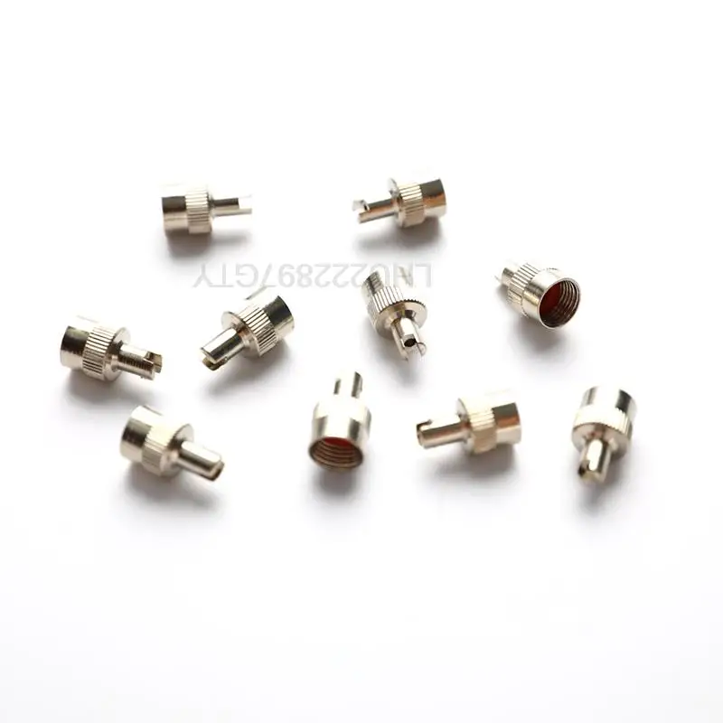 

10 шт. медная шапочка с прорезью головки стержня клапана для автомобиля мотоцикла колесная шина клапана