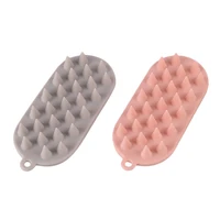 multifunctional soft exfoliating silicone bath shampoo scrubber face scrubber manual facial cleaning wash clean brush
