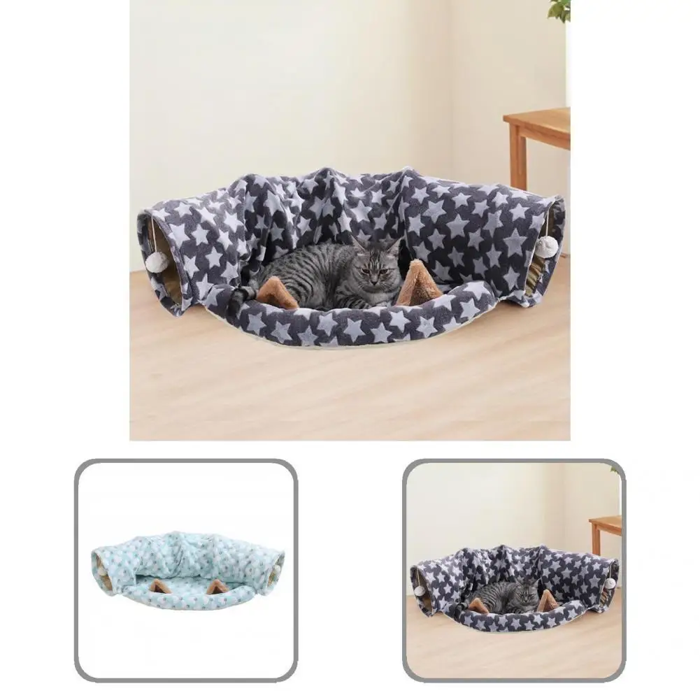 

Туннель для кошек, туннель для домашних животных, спальная кровать, туннель для домашних животных, игрушка для легкой очистки, туннель для к...