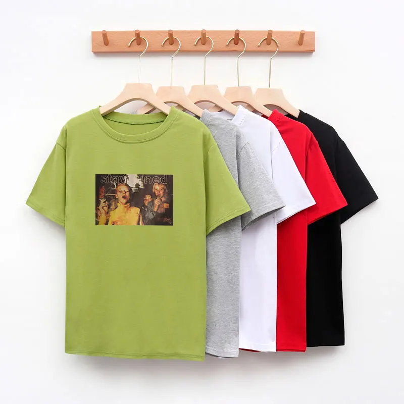 11 colors S-3XL New Fashion t shirt tshirt women graphic painting T-shirt woman tops summer rock punk plus size tee femme | Женская