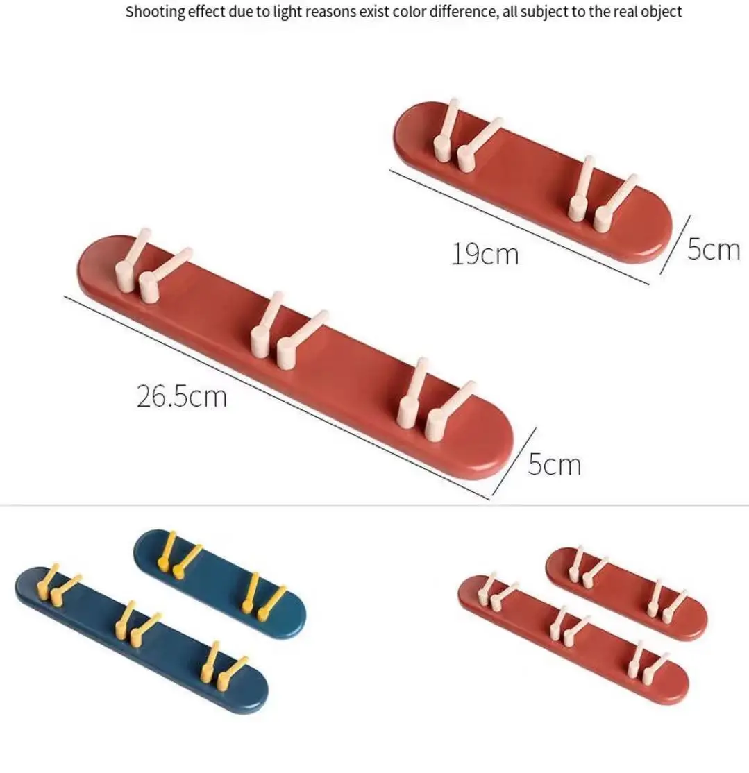 

New toilet toothbrush rack rack hanging wall wall wall absorption type couples home no hole hanging wall