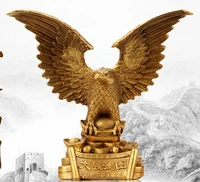 decoration pure copper antique brass handwork roc spreads its wings and eagles display its magnificent design agle statue