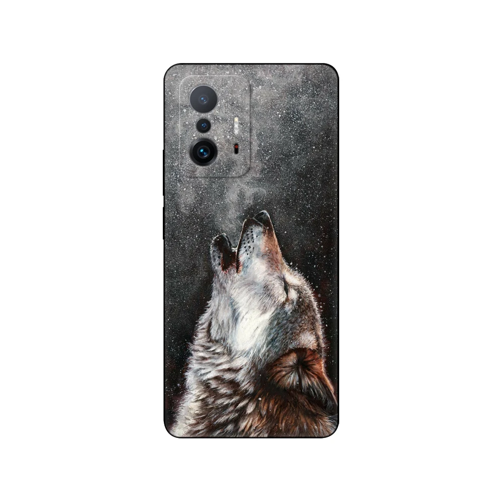 For Xiaomi 11T Case For Xiaomi 11T Pro Soft Case Silicon Phone Back Cover Xiaomi11T mi 11 T 11TPro coque 6.67inch black tpu case