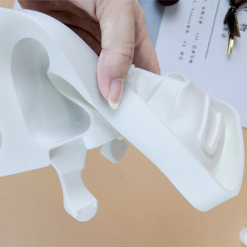 

Silicone Ice Cream Mold DIY Homemade Popsicle Molds Freezer Juice Ice Cube Tray Popsicle Barrel Maker Mould