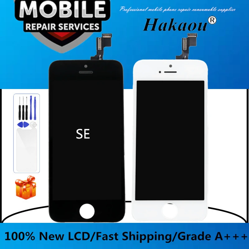 5 шт. дисплей для iPhone SE a1723 a1662 LCD сенсорный экран дигитайзер сборка запасные части