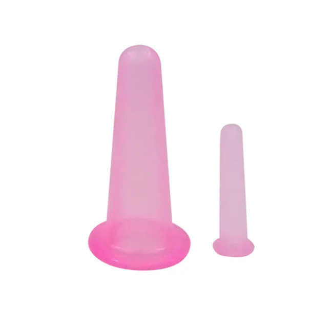 S With XS Pink 4 цвета силиконовые медицинские банки для терапии тела Набор чашек для лица шеи спины глаз массажный вакуумный банок анти-антицеллюлитный массажер присоска для здоровья - Цвет: S With XS Pink
