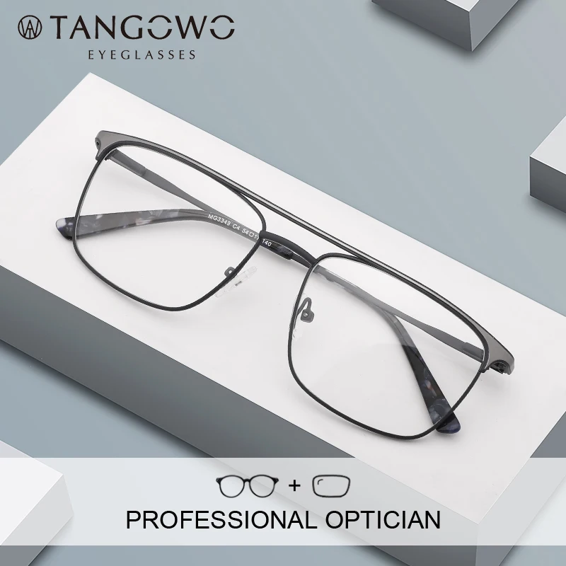 Мужские оправы для очков TANGOWO прозрачные линзы очки близорукости оптическая