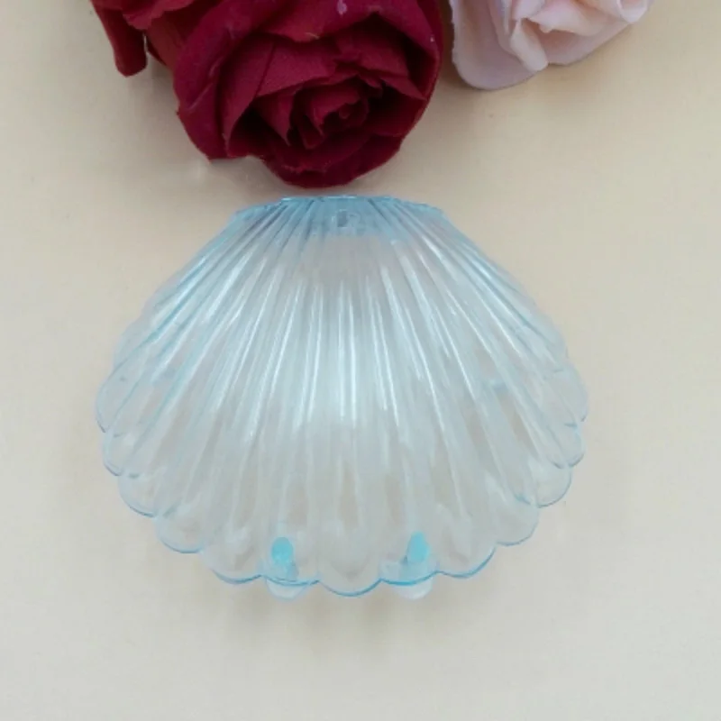 Прозрачный ювелирные изделия Дисплей держатель &quotЛанч Бокс&quot милые ракушками