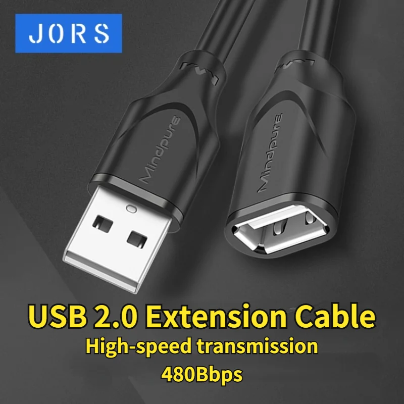 

JORS USB Extension Cable USB 2.0 480Mbps male to female For Keyboard Mouse Xbox One Laptop Phone Tv Game Console SSD PS4
