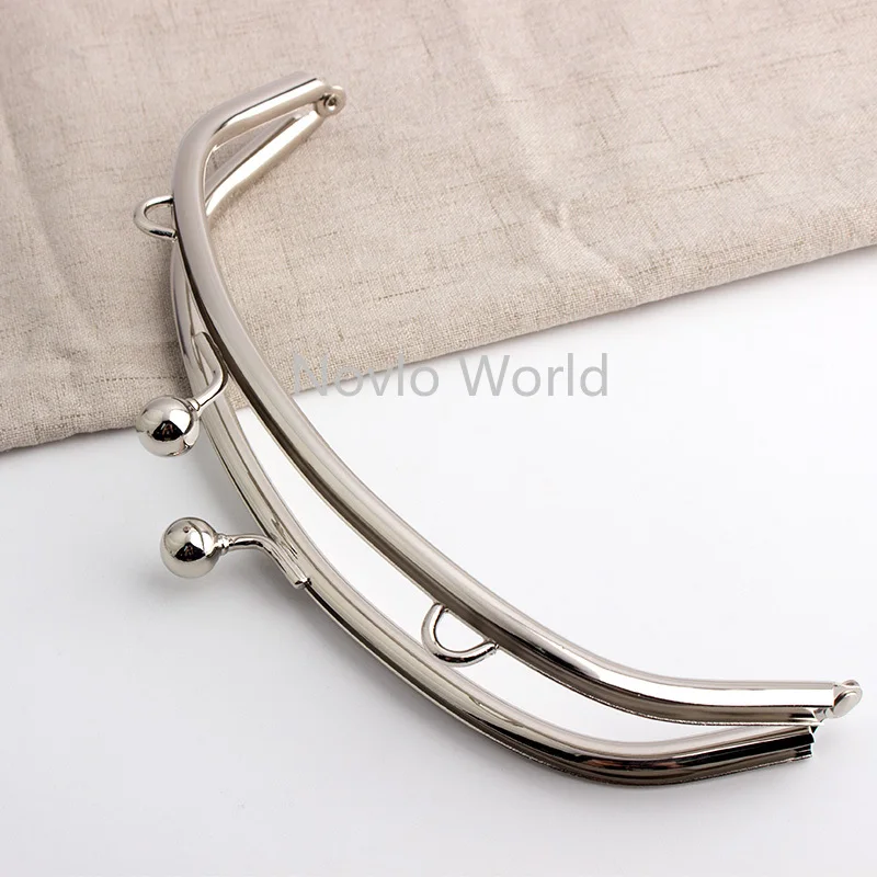 Nolvo World 4-10 pieces 21*7.5cm Aluminum Handle Silver handles for bags purse handles