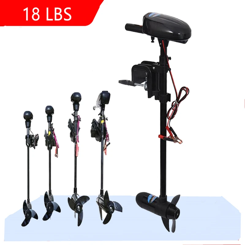 18 LBS 180 W Electric Trolling Motor Boat Engine 2 KM/H Outboard Engine For Inflatable Boat Rowing Kayak