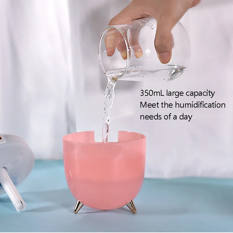 

350ML Air Humidifier Cute Ultra-Silent USB Essential Oil Diffuser Office Car Humidificador Air Purifier