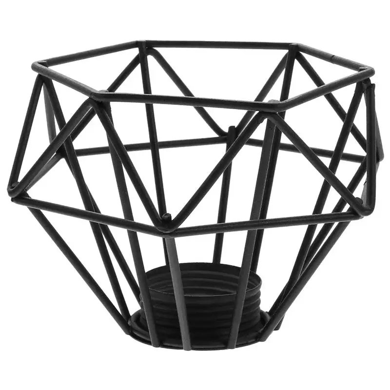 Lamp Shade Metal Light Guard Cage Cover Shades Lampshade Vintage Pendant Chandelier Industrial Iron Diamond Bulb Ceiling Retro