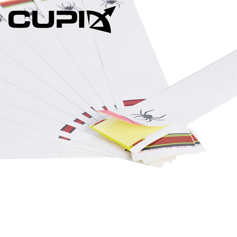 

23*3.7*0.1cm 12 Pcs/Bag Arrow General Arrow Sticker DIY Arrow Accessory for Archery Hunting Shooting