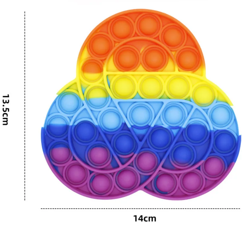 

New Style Pop It Fidget Toys Simple Dimple Antistress Toys Push Bubble Stress Relievers Popit Squishy Toys Kids Gifts