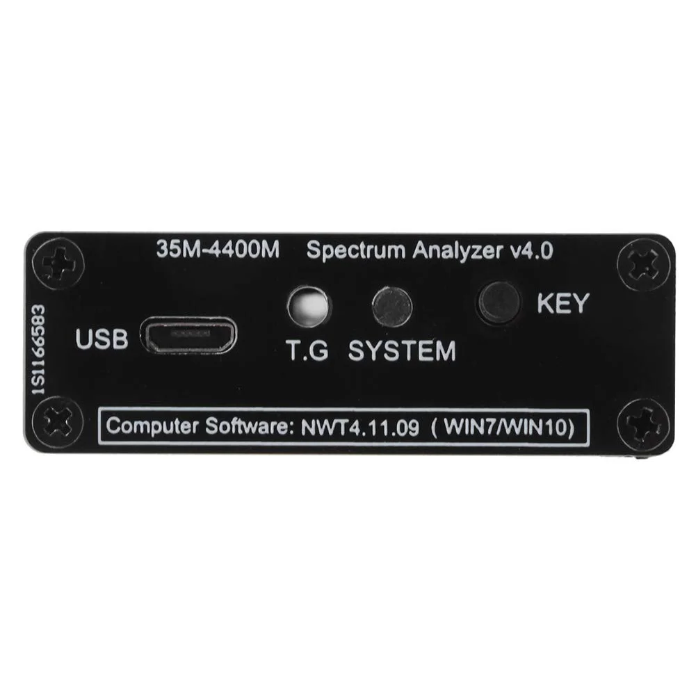 

Spectrum Analyzer USB 35-4400M Signal Source Power Meter RF Frequency Domain Black Analysis Tool Tracking Source Module