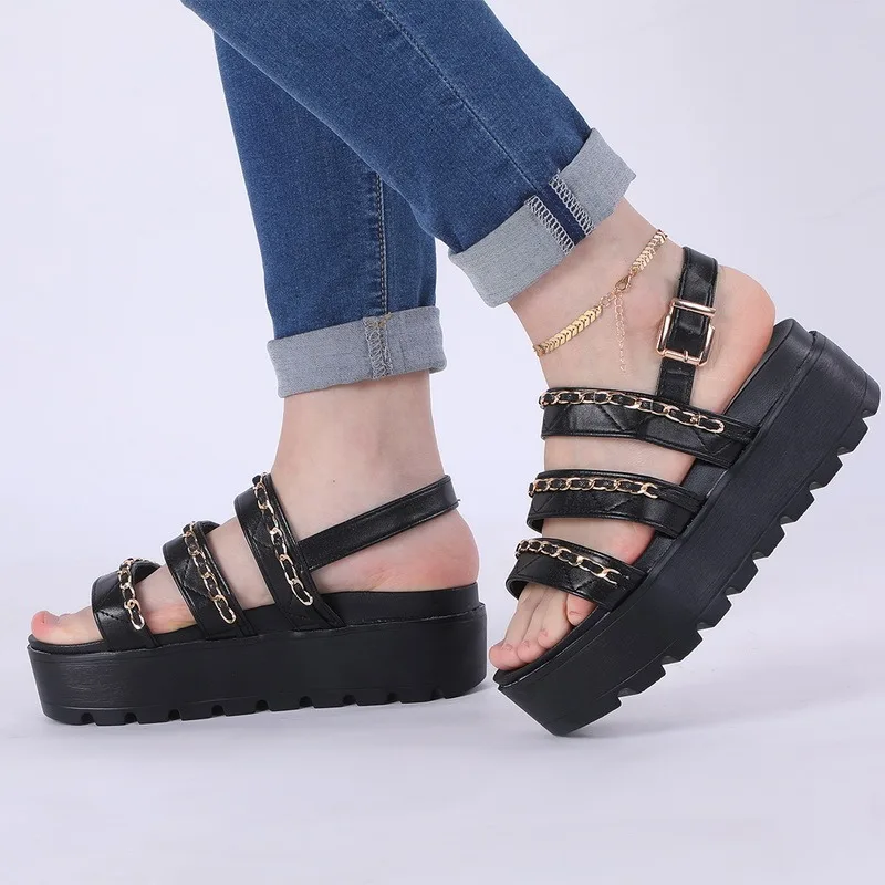 

Sandals Women Summer Ladies Outdoor Beach Slippers 2021 Women Spring/Summer Soft Leather Non-Slip Sandals Sole Durable Sandals