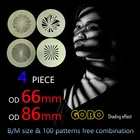 Комбинация из 4 предметов GOBO имеет до 100 шаблонов для вдохновения и творчества фотографий, сделай сам теневое искусство