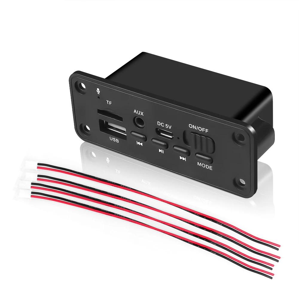 Плата декодера kebidu DC 5 В Bluetooth MP3 WMA аудио модуль USB TF Радио беспроводной FM-ресивер