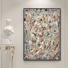 Citon Jackson Pollock шедевр абстрактная картина маслом холст плакаты и принты настенные картины для гостиной домашний декор