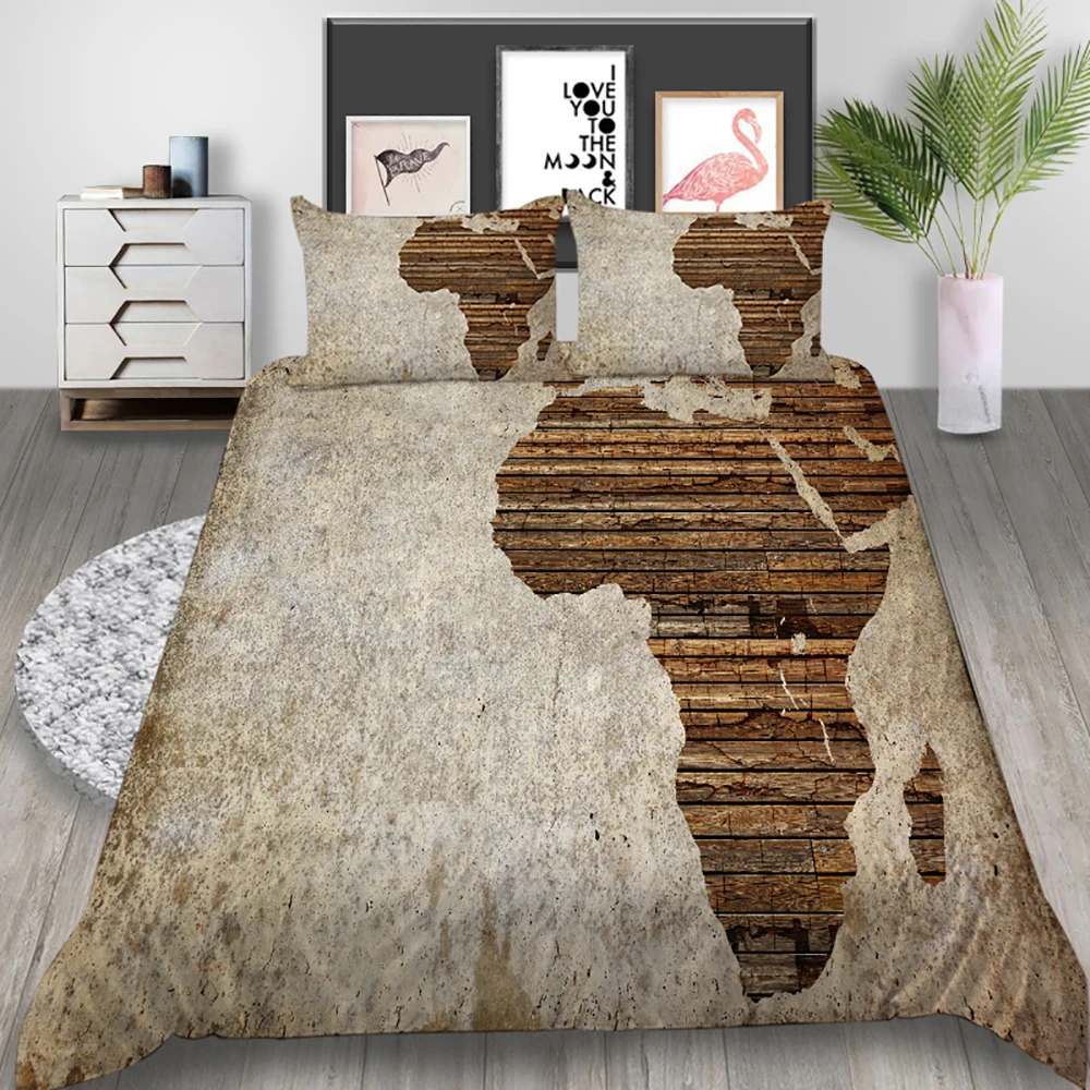 

Thumbedding Components Bedding Set King Vintage Classic Black Duvet Cover Queen Twin Full Double Single Unique Design Bed Set